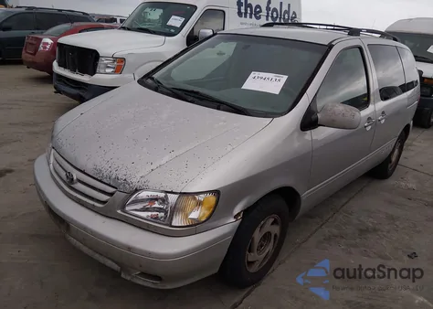 2002 Toyota Sienna из США, поврежденный, VIN 4TZ3F13C52U457631